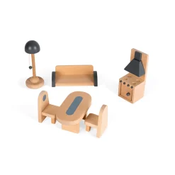 Janod Maison De Poupées|Accessoires Poupons, Poupées & Ménage*Maison de poupées Mademoiselle (bois)