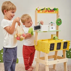 Janod Tracteurs & Animaux De La Ferme|Cuisines, Dinettes & Marchandes*Marchande Farm Market