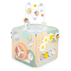 Janod Bouliers, Loopings & Panneaux D'Activités|Cubes & Pyramides*Maxi Cube Multi-activités Sweet Cocoon