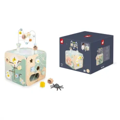 Janod Bouliers, Loopings & Panneaux D'Activités|Cubes & Pyramides*Maxi Cube Multi-activités Sweet Cocoon