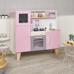 Janod Cuisines, Dinettes & Marchandes*Maxi cuisine Macaron (bois)