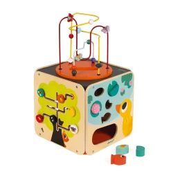 Janod Formes & Couleurs|Bouliers, Loopings & Panneaux D'Activités*Maxi looping multi-activités (bois)