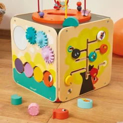 Janod Formes & Couleurs|Bouliers, Loopings & Panneaux D'Activités*Maxi looping multi-activités (bois)
