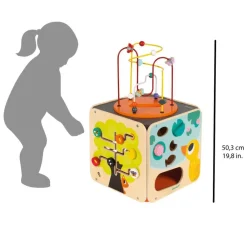 Janod Formes & Couleurs|Bouliers, Loopings & Panneaux D'Activités*Maxi looping multi-activités (bois)