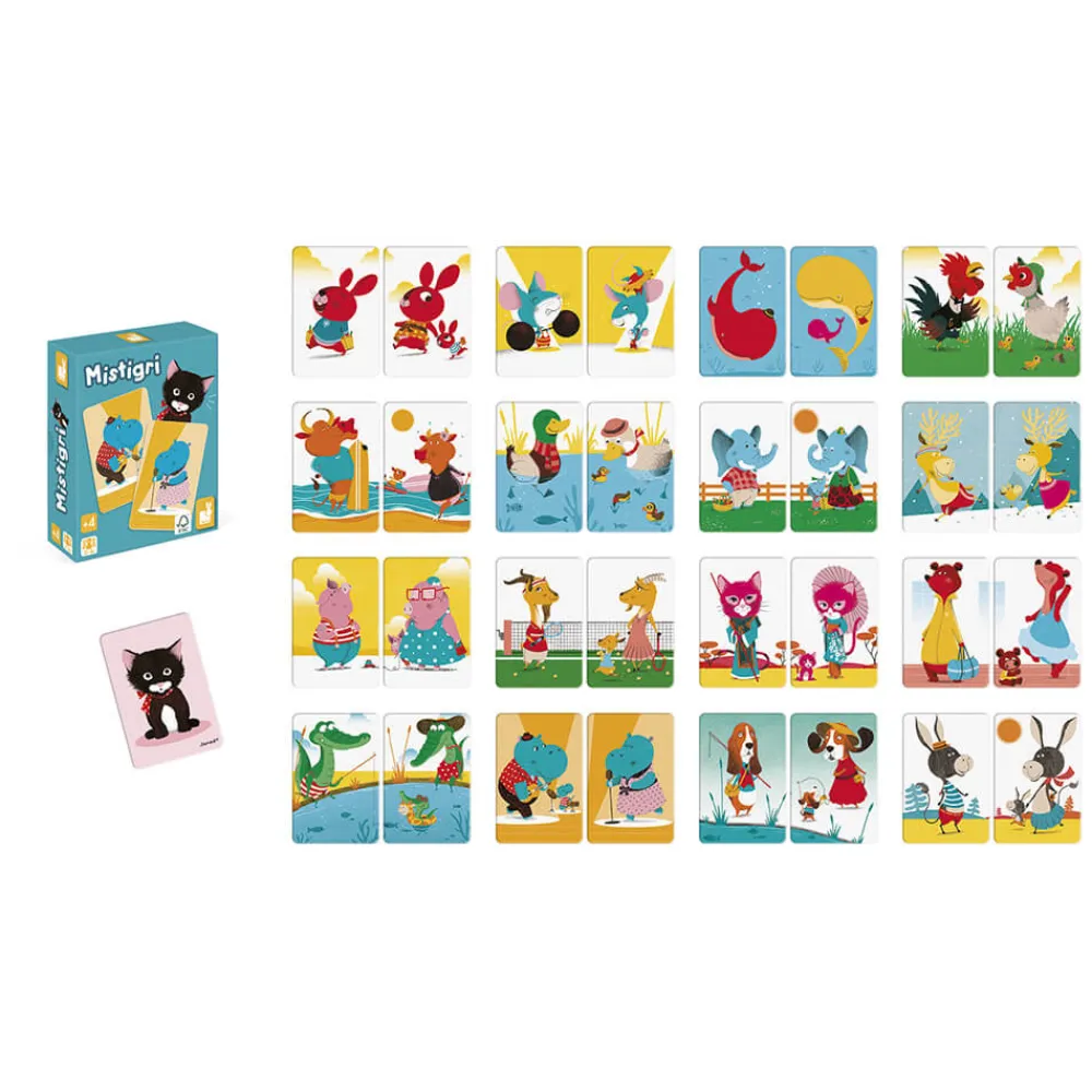 Janod Jeux De Mémoire & D'Associations|Jeux De Cartes*Mistigri
