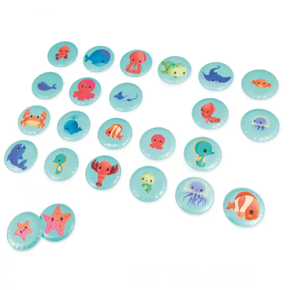 Janod Puzzles & Jeux De Mémo Pour Le Bain*Mémo de Bain Mes Bébés Animaux