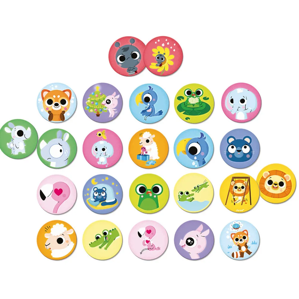 Janod Jeux De Mémoire & D'Associations|Jeux Éducatifs Maternelle*Mémo des Émotions