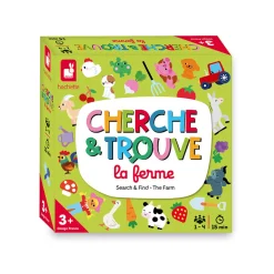 Janod Jeux De Mémoire & D'Associations|Tracteurs & Animaux De La Ferme*Mon Premier Cherche Et Trouve - La Ferme