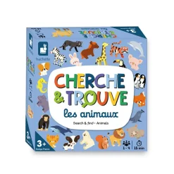 Janod Jeux De Mémoire & D'Associations*Mon Premier Cherche Et Trouve - Animaux