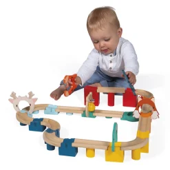 Janod Billes & Toupies|Trains & Véhicules*Mon Premier Circuit en Bois