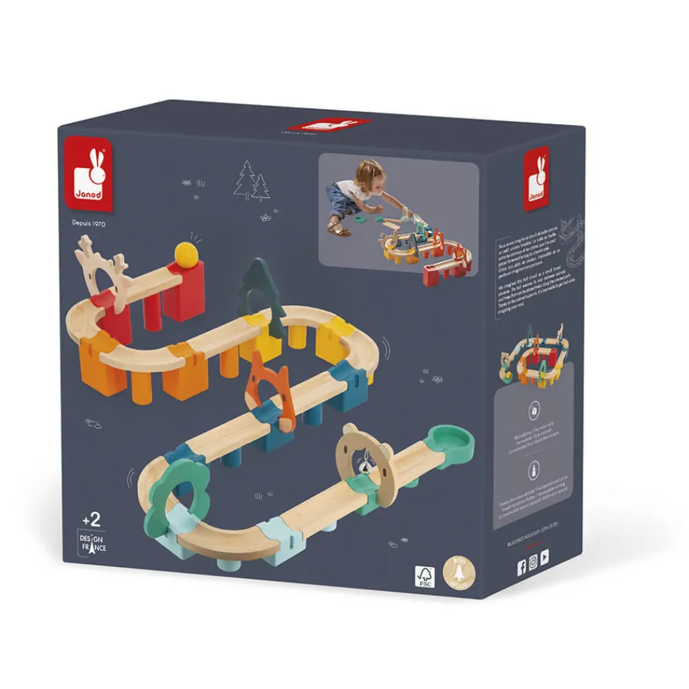 Janod Billes & Toupies|Trains & Véhicules*Mon Premier Circuit en Bois