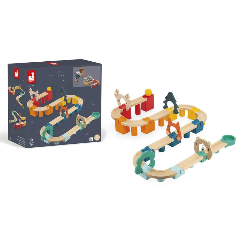 Janod Billes & Toupies|Trains & Véhicules*Mon Premier Circuit en Bois