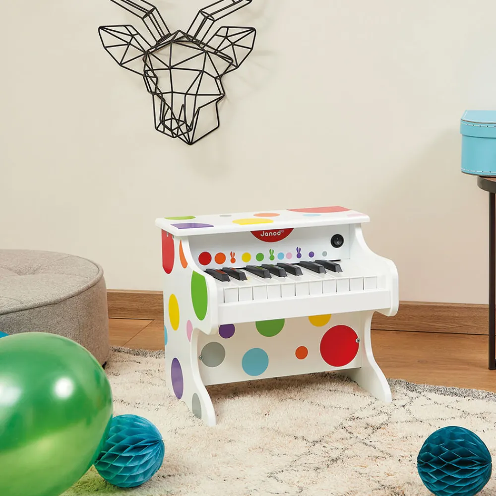 Janod Jouets Musicaux*Mon premier piano électronique (bois)
