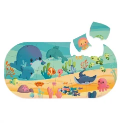 Janod Puzzles & Jeux De Mémo Pour Le Bain*Mon Puzzle de Bain Océan