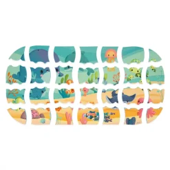 Janod Puzzles & Jeux De Mémo Pour Le Bain*Mon Puzzle de Bain Océan