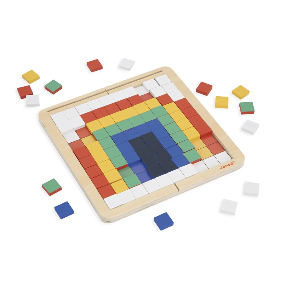 Janod Jeux Éducatifs Primaire|Jeux Éducatifs Maternelle*Mosaïque Symétrie et Codage