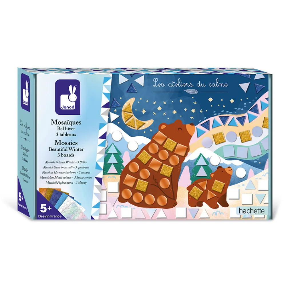 Janod Mosaïques & Gommettes|Collection "Les Ateliers Du Calme"*Mosaïques Bel Hiver