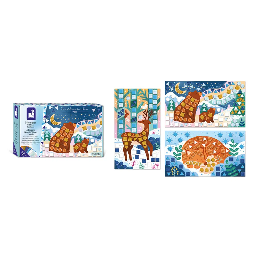 Janod Mosaïques & Gommettes|Collection "Les Ateliers Du Calme"*Mosaïques Bel Hiver