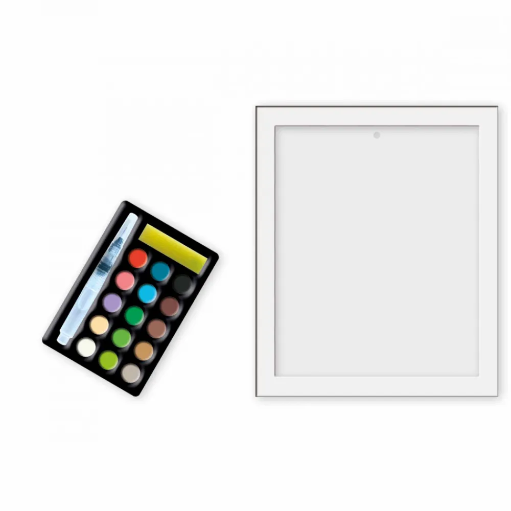 Janod Peinture Par Numéro & Coloriage|Collection "Les Ateliers Du Calme"*Peinture au Numéro Aquarelle Chevaux