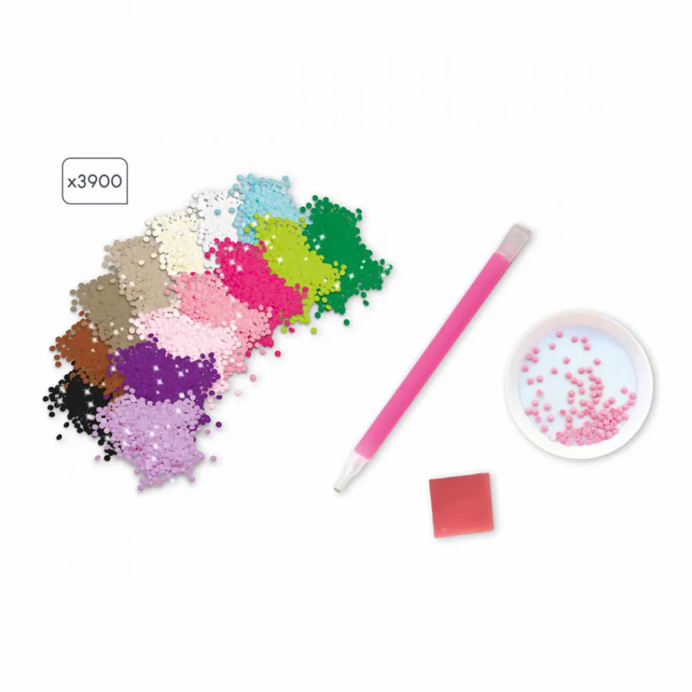 Janod Sable, Paillettes, Dorure & Strass|Collection "Les Ateliers Du Calme"*Peinture Diamant Cerf
