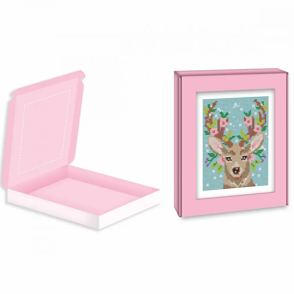 Janod Sable, Paillettes, Dorure & Strass|Collection "Les Ateliers Du Calme"*Peinture Diamant Cerf