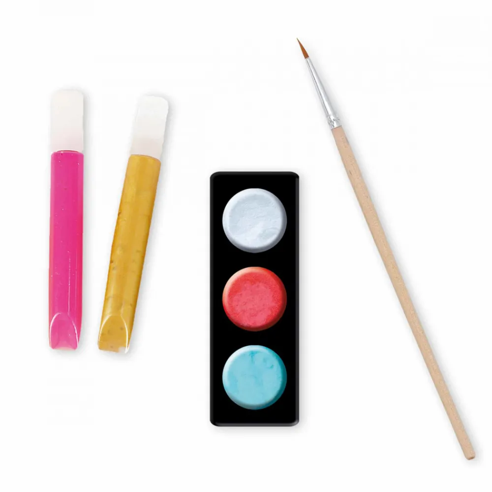 Janod Peinture Par Numéro & Coloriage|Collection "Les Ateliers Du Calme"*Peinture Nacrée et 3D Licorne