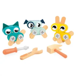 Janod Jeux De Construction*Petits Animaux à Bricoler Brico'Kids