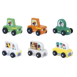 Janod Véhicules, Garages & Voitures|Trains & Véhicules*Pick-up en bois Campagne - Cross Roads