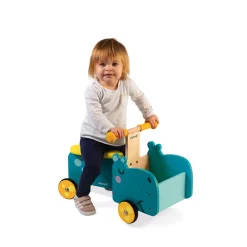 Janod Jouets À Bascule, Porteurs & Chariots*Porteur Hippo (bois)