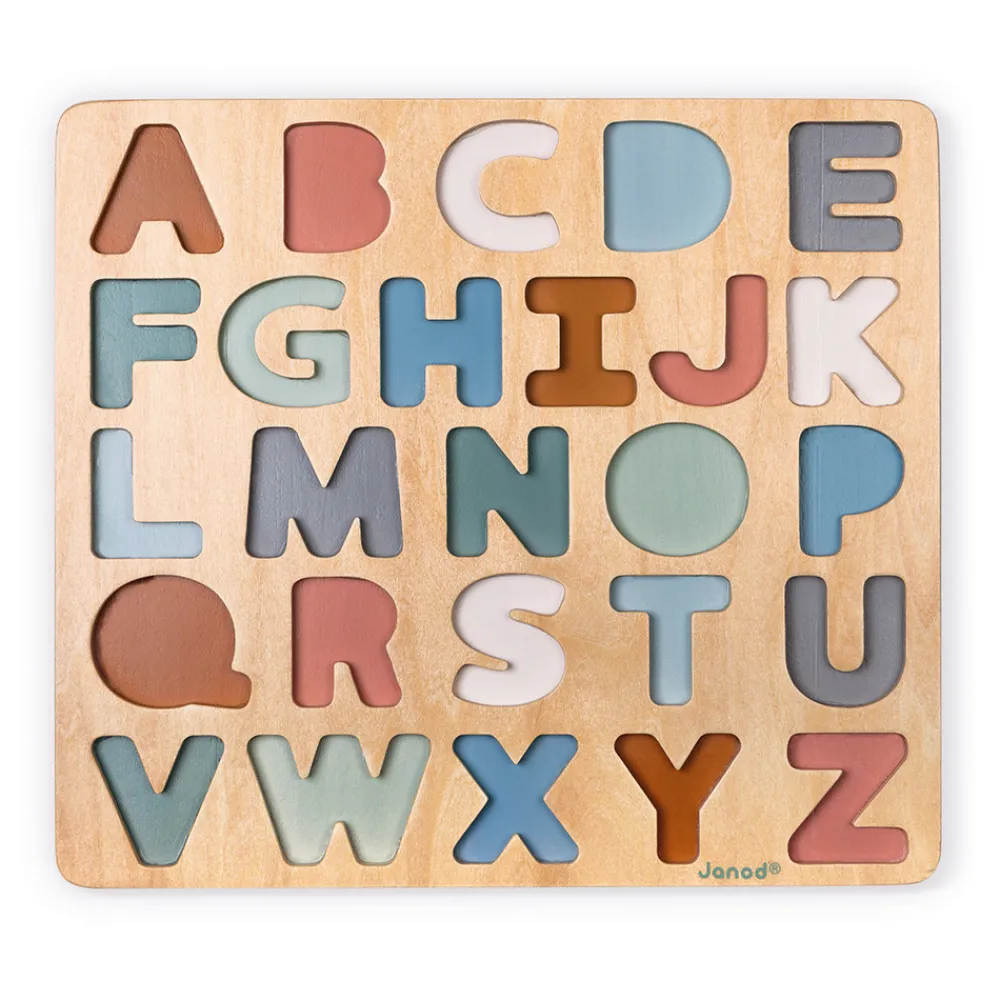 Janod Puzzles En Bois Premier Âge|Puzzles En Bois Premier Âge*Puzzle Alphabet Sweet Cocoon (bois)