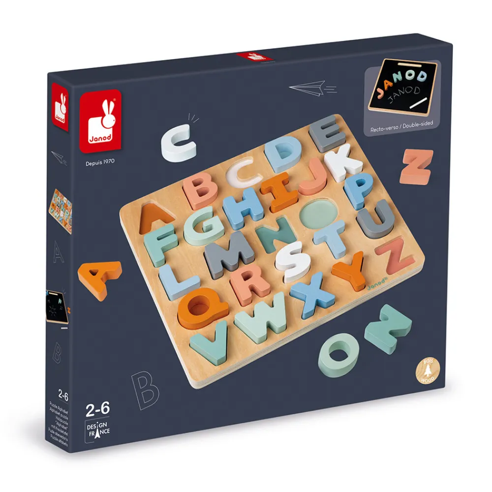 Janod Puzzles En Bois Premier Âge|Puzzles En Bois Premier Âge*Puzzle Alphabet Sweet Cocoon (bois)