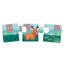 Janod Jeux Éducatifs Maternelle|Jeux Éducatifs Science & Géographie*Puzzle Animaux Les Empreintes - Partenariat WWF®
