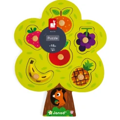 Janod Puzzles En Bois Premier Âge|Puzzles En Bois Premier Âge*Puzzle Arbre Gourmand 6 pièces