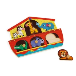 Janod Puzzles En Bois Premier Âge|Puzzles En Bois Premier Âge*Puzzle Arche de Noé 6 pièces