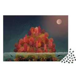 Janod Puzzles 500 À 2000 Pièces*Puzzle Automne Rouge 2000 pièces