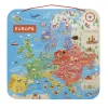 Janod Jeux Éducatifs Primaire|Jeux Éducatifs Science & Géographie*Puzzle Carte d'Europe Magnétique Allemand (bois)