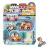 Janod Puzzles En Bois Premier Âge|Puzzles En Bois Premier Âge*Puzzle City 6 pièces