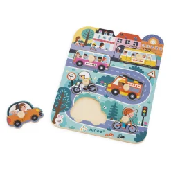 Janod Puzzles En Bois Premier Âge|Puzzles En Bois Premier Âge*Puzzle City 6 pièces