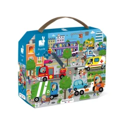 Janod Puzzles Fabriqués En France|Puzzles 20 À 49 Pièces*Puzzle City 36 pièces