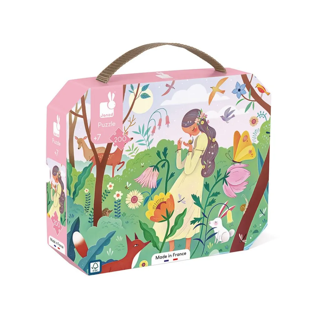 Janod Puzzles Fabriqués En France|Puzzles 150 À 499 Pièces*Puzzle Dame Nature 200 pièces