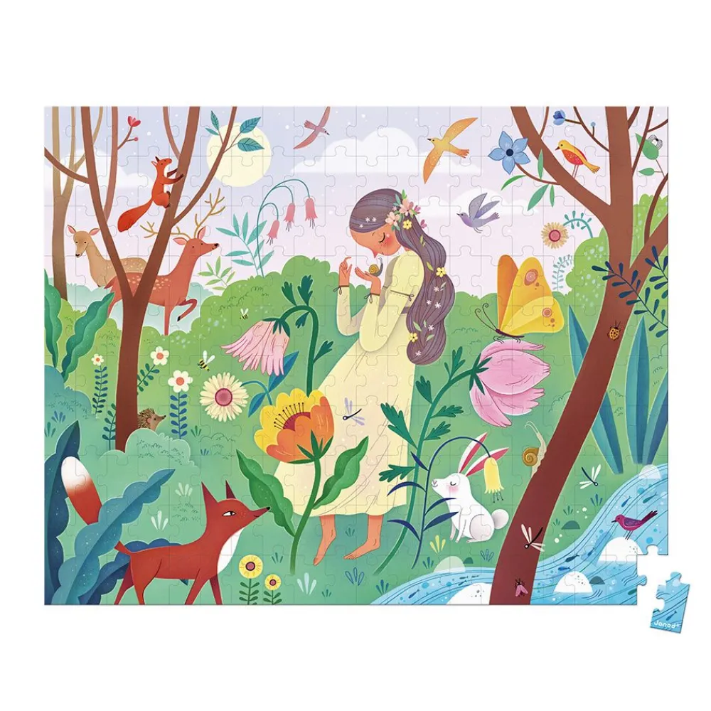 Janod Puzzles Fabriqués En France|Puzzles 150 À 499 Pièces*Puzzle Dame Nature 200 pièces