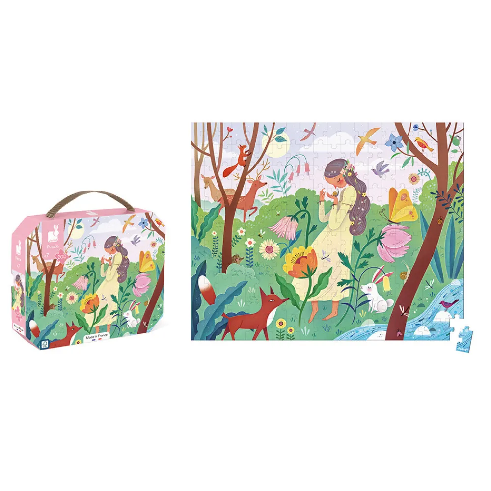 Janod Puzzles Fabriqués En France|Puzzles 150 À 499 Pièces*Puzzle Dame Nature 200 pièces