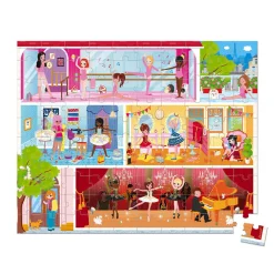 Janod Puzzles Fabriqués En France|Puzzles 50 À 149 Pièces*Puzzle Danse Academy 100 pièces