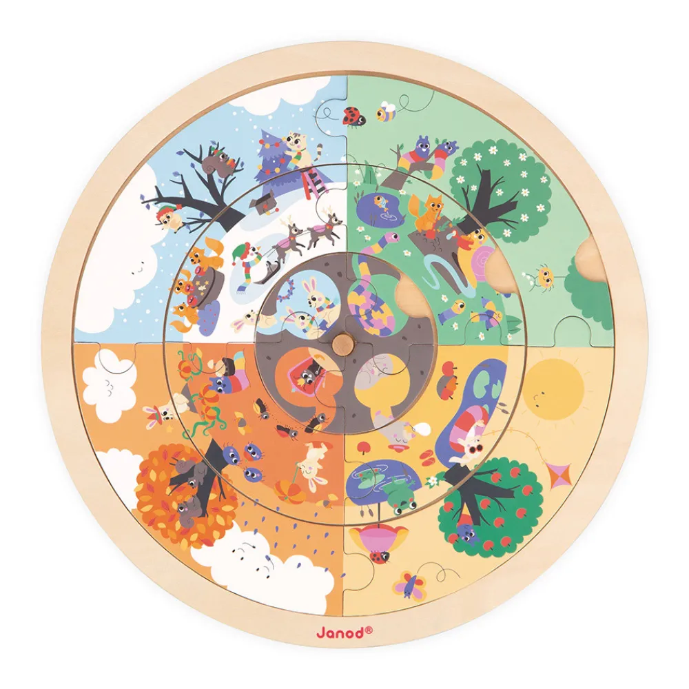 Janod Jeux Éducatifs Maternelle|Jeux Éducatifs Science & Géographie*Puzzle d'Observation - Jardin