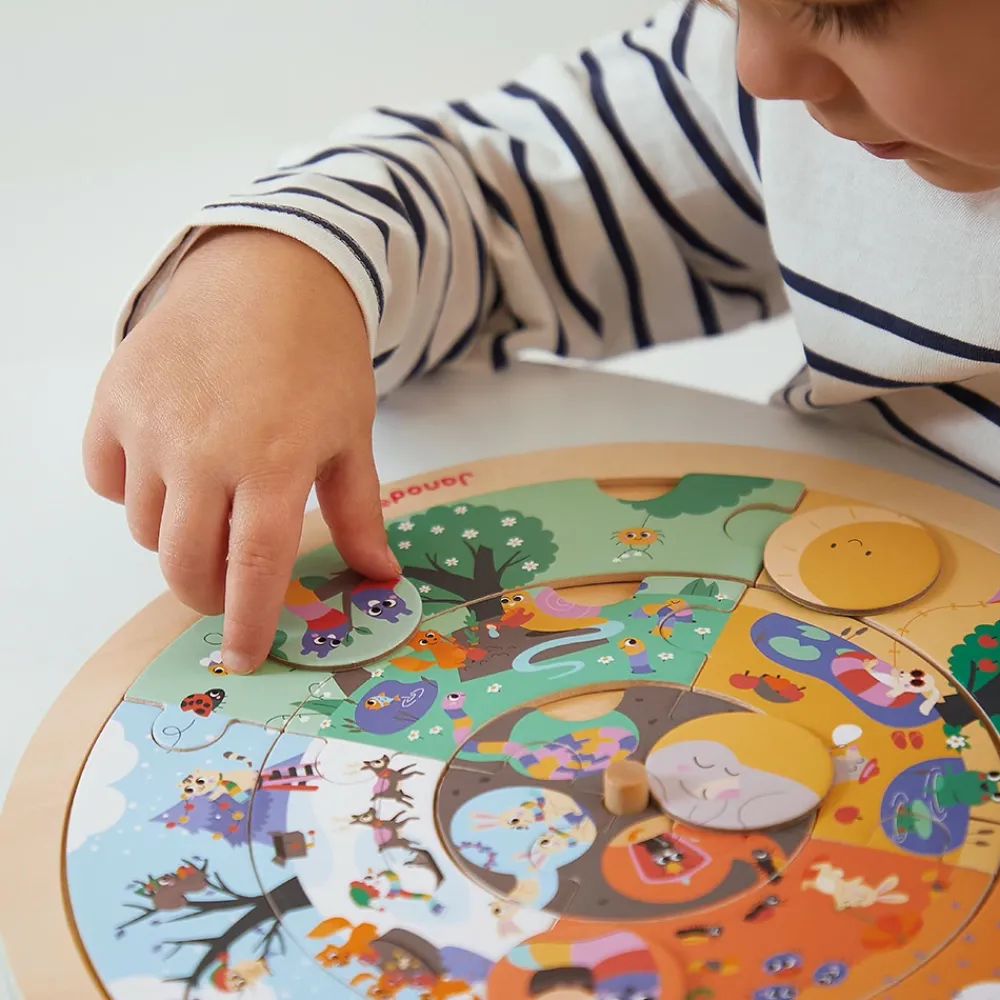 Janod Jeux Éducatifs Maternelle|Jeux Éducatifs Science & Géographie*Puzzle d'Observation - Jardin