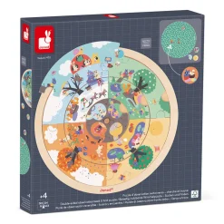 Janod Jeux Éducatifs Maternelle|Jeux Éducatifs Science & Géographie*Puzzle d'Observation - Jardin