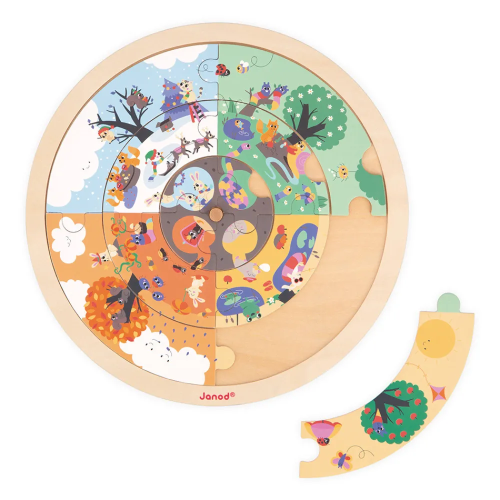 Janod Jeux Éducatifs Maternelle|Jeux Éducatifs Science & Géographie*Puzzle d'Observation - Jardin