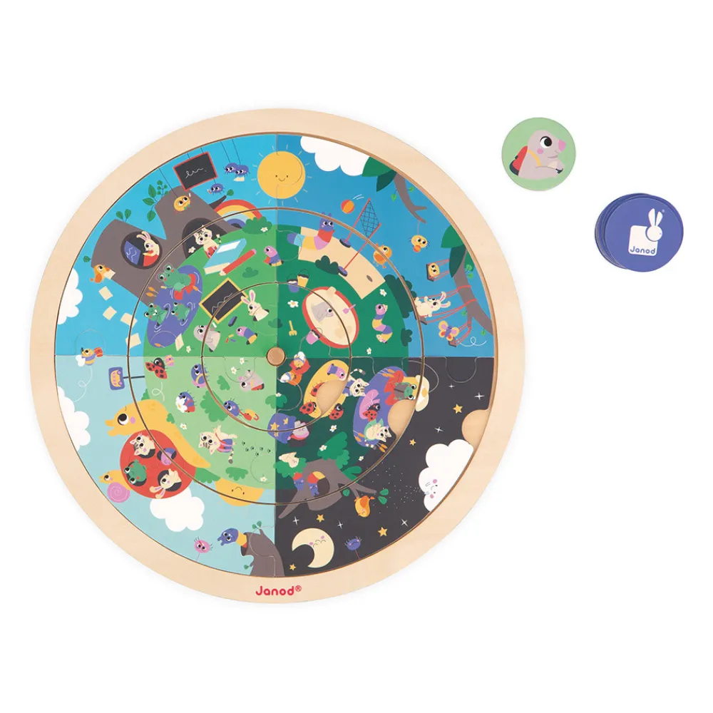 Janod Jeux Éducatifs Maternelle|Jeux Éducatifs Science & Géographie*Puzzle d'Observation - Jardin