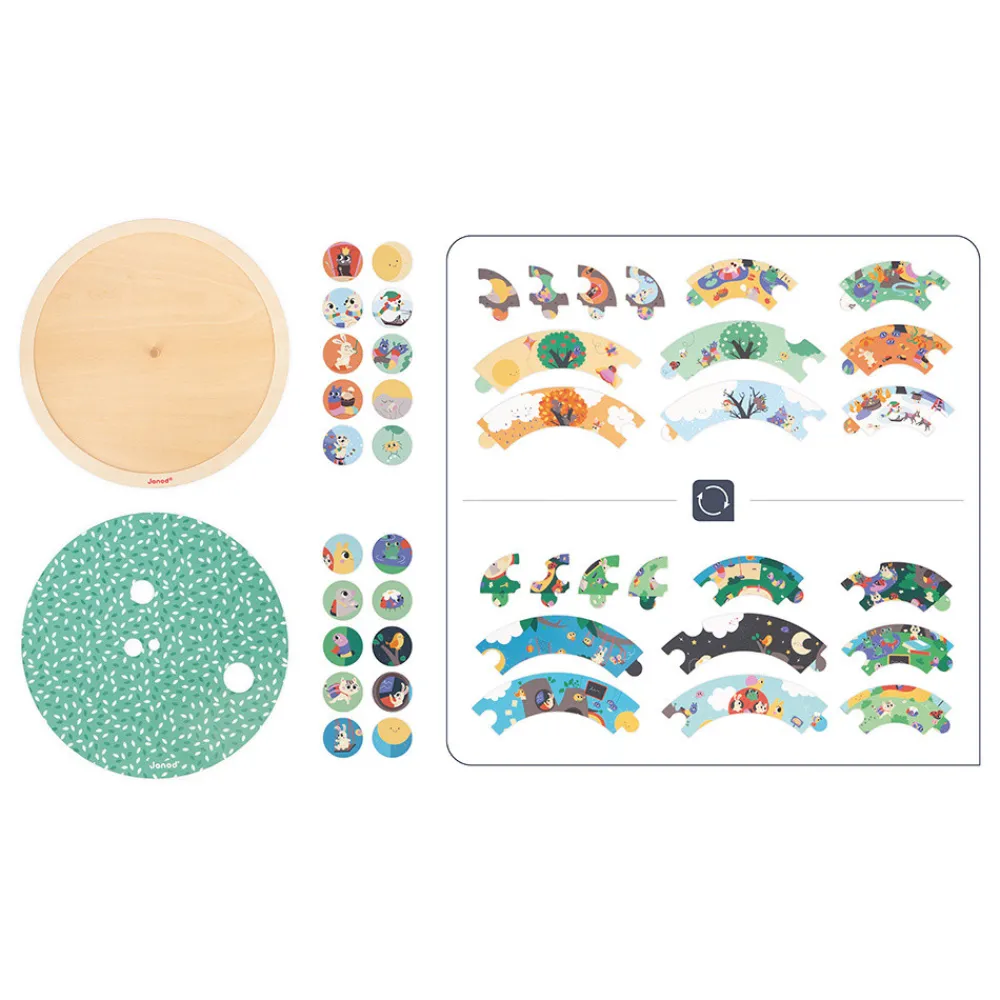 Janod Jeux Éducatifs Maternelle|Jeux Éducatifs Science & Géographie*Puzzle d'Observation - Jardin