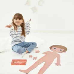 Janod Jeux Éducatifs Primaire|Jeux Éducatifs Science & Géographie*Puzzle éducatif géant Le Corps Humain